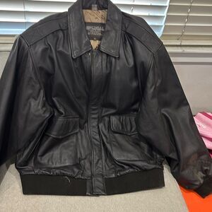 Jacket Type A-2 Jacket Flyers Leather Dark Brown 2XL